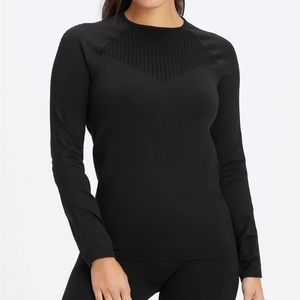 Sync seamless long sleeve top XL black